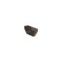 FloPlast Square Gutter External Stopend - 114mm Brown