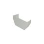 FloPlast Square Gutter Internal Stopend - 114mm White