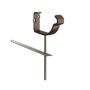 Lindab Steel Gutter Rise & Fall Bracket - 125mm Brown