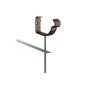 Lindab Steel Gutter Rise & Fall Bracket - 150mm Coffee Brown