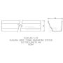 FloPlast Ogee Gutter - 110mm x 80mm x 4mtr White
