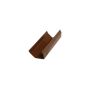 FloPlast Square Gutter - 114mm x 2mtr Brown
