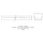 FloPlast Square Gutter - 114mm x 4mtr White
