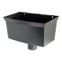 FloPlast Cast Iron Effect Universal Gutter Hopper