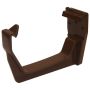 FloPlast Square Gutter Fascia Bracket - 114mm Brown