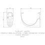 FloPlast Industrial/ Xtraflo Gutter Fascia Bracket - 170mm White