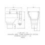 FloPlast Ogee Gutter Stopend Outlet Left Hand - 110mm x 80mm White