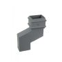 Cast Iron Rectangular Downpipe - 230mm Side Projection 100mm x 75mm Primed