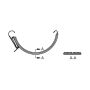 Lindab Steel Gutter Union - 100mm Silver Metallic