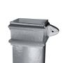 Cast Iron Rectangular Eared Downpipe - 100mm x 75mm x 1829mm Primed