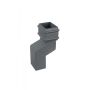 Cast Iron Rectangular Downpipe - 75mm Front Projection 100mm x 75mm Primed