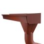 Lindab Rectangular Steel Gutter 210mm Flex-Fit Rafter Bracket - 140mm Dark Red
