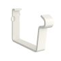 Lindab Rectangular Steel Gutter Fascia Bracket - 140mm Antique White