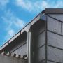 Lindab Rectangular Steel Gutter Outlet 87mm - 140mm Graphite