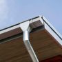 Lindab Magestic Rectangular Steel Gutter Outlet 100mm - 140mm Galvanised