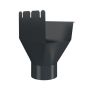 Lindab Rectangular Outlet 120mm - 140mm Anthracite Grey