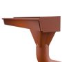 Lindab Rectangular Steel Gutter - 140mm x 3mtr Tile Red