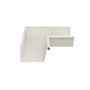 Lindab Rectangular Steel Gutter Internal Angle 90 - 140mm Antique White