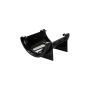 FloPlast Mini Gutter Union Bracket - 76mm Black - Pack of 2
