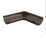Lindab Steel Gutter Internal Angle 90 - 125mm Brown
