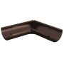 Lindab Steel Gutter Internal Angle 90 - 125mm Coffee Brown