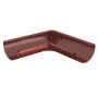 Lindab Steel Gutter Internal Angle 90 - 150mm Dark Red