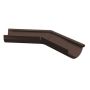 Lindab Steel Gutter External Angle 135 - 100mm Coffee Brown