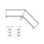 Lindab Steel Gutter External Angle 135 - 150mm Coffee Brown
