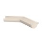 Lindab Steel Gutter External Angle 135 - 150mm Antique White