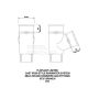 FloPlast Round Downpipe Branch - 112 Degree x 68mm Grey