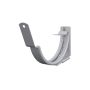 Lindab Steel Gutter Adjustable Fascia Bracket - 125mm Silver Metallic