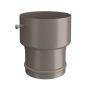 Lindab Steel Hose Connector - 87mm Anthracite Metallic