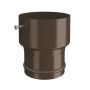 Lindab Steel Hose Connector - 87mm Brown