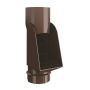 Lindab Steel Self Cleaning Leaf Trap - 100mm Brown