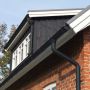Lindab Steel One-Piece 50mm Downpipe Offset - 100mm Anthracite Grey