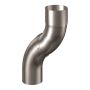 Lindab Magestic Steel One-Piece Downpipe Offset - 75mm Galvanised