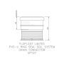 FloPlast Ring Seal Soil Drain Connector - 110mm Grey