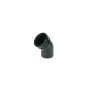 FloPlast Ring Seal Soil Bend Single Socket - 135 Degree x 110mm Black