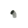 FloPlast Ring Seal Soil Bend Single Socket - 135 Degree x 110mm Grey