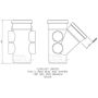 FloPlast Ring Seal Soil Branch - 135 Degree x 110mm Grey