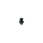 FloPlast Ring Seal Soil Access Pipe Single Socket - 110mm Black - Pack of 2