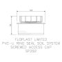 FloPlast Ring Seal Soil Access Plug - 110mm Grey
