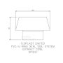 FloPlast Ring Seal Soil Vent Cowl - 110mm Grey
