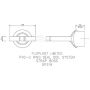FloPlast Solvent Weld Soil Strap Boss - 110mm White