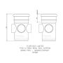 FloPlast Ring Seal Soil Boss Pipe Single Socket - 110mm Black