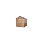 FloPlast Mini Gutter Shed Pack Apex Style Roof - 10 x 8 Black