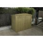 Pressure Treated Shiplap Apex Large Outdoor Store - 4'11