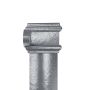 Cast Iron Square Downpipe Eared - 75mm x 914mm Primed