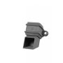 Cast Iron Square Downpipe Eared Shoe - 75mm Primed