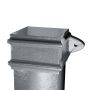 Cast Iron Square Downpipe Eared - 100mm x 1829mm Primed